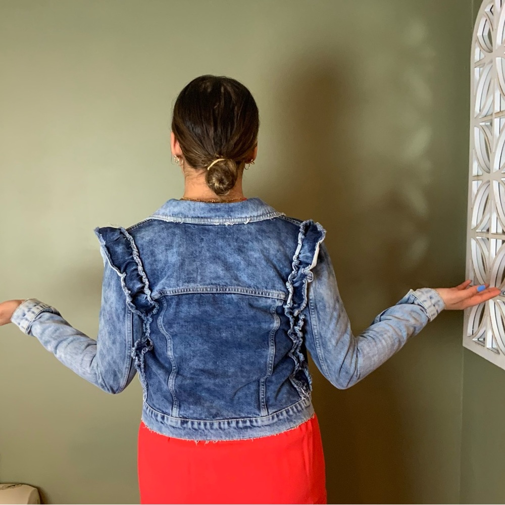 ZARA basic Z1975 denim jacket brand new with tags size xs